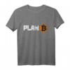 Vintage BTC Bitcoin Cryptocurrency Plan B T-Shirt - Unisex Digital Currency Grafikshirt für Krypto-Enthusiasten und Investoren