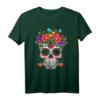 Valentinstag T-Shirt mit Dia de Los Muertos Blumenmotiv – Trendiges mexikanisches Geschenk für Liebe und Feierlichkeiten