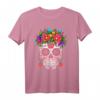 Valentinstag T-Shirt mit Dia de Los Muertos Blumenmotiv – Trendiges mexikanisches Geschenk für Liebe und Feierlichkeiten