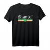 Slainte Irish Cheers T-Shirt für St. Patrick's Day - Lustiges Shamrock & Irish Flag Design für Feiernde, Familie & Freunde