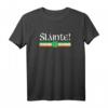 Slainte Irish Cheers T-Shirt für St. Patrick's Day - Lustiges Shamrock & Irish Flag Design für Feiernde, Familie & Freunde