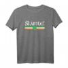 Slainte Irish Cheers T-Shirt für St. Patrick's Day - Lustiges Shamrock & Irish Flag Design für Feiernde, Familie & Freunde