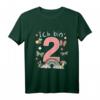 Ich bin 2 Jahre alt Kinder Mädchen Geburtstags T-Shirt mit Schmetterling und Regenbogen – Perfektes Geschenk für den 2. Geburtstag einer kleinen Prinzessin