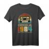 1984 Jahrgang Geburtstag Retro Vintage T-Shirt für Herren und Damen – Lustiges Kassette Tape Design zum 38. Geburtstag, perfekte Geschenkidee für Originale Legenden