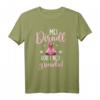 Oktoberfest Damen T-Shirt mit lustigem Spruch 'Mein Dirndl hob i ned gefunden' – Traditionelles bayrisches Trachten-Outfit für Wiesn & Volksfeste