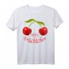 Freches Kirschen Motiv Brust T-Shirt - Süßes & Erfrischendes Vintage Früchtchen Shirt für Frauen mit Humor und Statement-Charakter