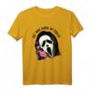 No, You Hang Up First Lustiges Horrorfilm T-Shirt - Halloween Spaß für Männer und Frauen mit Gespenstgesicht auf Retro-Telefon