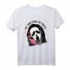 No, You Hang Up First Lustiges Horrorfilm T-Shirt - Halloween Spaß für Männer und Frauen mit Gespenstgesicht auf Retro-Telefon