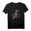 Notenschlüssel Klarinette T-Shirt – Perfektes Geschenk für Klarinettisten, Musiker & Orchester Mitglieder zu Weihnachten & Geburtstag