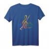 Notenschlüssel Klarinette T-Shirt – Perfektes Geschenk für Klarinettisten, Musiker & Orchester Mitglieder zu Weihnachten & Geburtstag