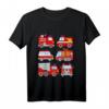 Kinder Feuerwehrfahrzeuge T-Shirt – Süßes Feuerwehrkleinkind T-Shirt als Geschenk für Kindergeburtstag & Feuerwehrparty