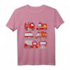 Kinder Feuerwehrfahrzeuge T-Shirt – Süßes Feuerwehrkleinkind T-Shirt als Geschenk für Kindergeburtstag & Feuerwehrparty
