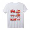 Kinder Feuerwehrfahrzeuge T-Shirt – Süßes Feuerwehrkleinkind T-Shirt als Geschenk für Kindergeburtstag & Feuerwehrparty