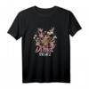 Dirndl Ersatz Trachten-Shirt für Frauen mit Hirsch und Blumen - Lustiges Oktoberfest T-Shirt für Bierzelt & Fest in Bayern