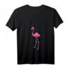 Damen Süßes Pinkes Flamingo T-Shirt mit V-Ausschnitt – Lustiges Flamingo Geschenk für Flamingo-Liebhaber & Strandurlauber