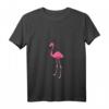 Damen Süßes Pinkes Flamingo T-Shirt mit V-Ausschnitt – Lustiges Flamingo Geschenk für Flamingo-Liebhaber & Strandurlauber