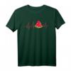 Wassermelone Melone Frucht Herzschlag EKG Vegan T-Shirt – Perfektes Geschenk für Obstliebhaber, Veganer & Vegetarier zu Weihnachten, Geburtstag & Feierlichkeiten
