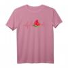 Wassermelone Melone Frucht Herzschlag EKG Vegan T-Shirt – Perfektes Geschenk für Obstliebhaber, Veganer & Vegetarier zu Weihnachten, Geburtstag & Feierlichkeiten