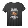 HapDeer Faultier T-Shirt – Lustiges Geschenk für Faultier Fans, Langschläfer und Chill-Experten
