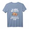 HapDeer Faultier T-Shirt – Lustiges Geschenk für Faultier Fans, Langschläfer und Chill-Experten