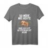 HapDeer Faultier T-Shirt – Lustiges Geschenk für Faultier Fans, Langschläfer und Chill-Experten
