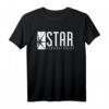 DC Comics Flash Star Labs Logo Weißes T-Shirt - Offizielles Lizenzprodukt für Superhelden Fans
