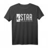 DC Comics Flash Star Labs Logo Weißes T-Shirt - Offizielles Lizenzprodukt für Superhelden Fans
