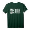 DC Comics Flash Star Labs Logo Weißes T-Shirt - Offizielles Lizenzprodukt für Superhelden Fans