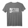 DC Comics Flash Star Labs Logo Weißes T-Shirt - Offizielles Lizenzprodukt für Superhelden Fans