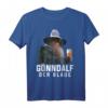 Gönndalf Der Blaue Biertrinker Saufen Beer T-Shirt – Lustiges Männer Bier Spruchshirt für Partys, Junggesellenabschiede & Festivals