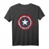 Marvel Captain America Avengers Schild Comic Grafik T-Shirt - Offiziell lizenzierte Marvel Kleidung für Fans