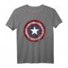 Marvel Captain America Avengers Schild Comic Grafik T-Shirt - Offiziell lizenzierte Marvel Kleidung für Fans