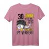 Vor 30 Jahren der Schnellste im Verkehr - Lustiges 30. Geburtstag Mann T-Shirt für Feiern & Geschenke