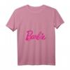 Offizielles Barbie T-Shirt mit Logo in verschiedenen Farben und Größen - Trendiges V-Ausschnitt Shirt für Barbie-Fans