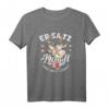 HapDeer Trachtenshirt Damen & Mädchen - Lustiges Dirndl T-Shirt für Oktoberfest, Wiesn & Volksfest mit Hirsch & Reh, Schwarz Kurzarm