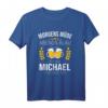 Michael Vorname Geschenk Geburtstag Lustiges Bier Sprüche T-Shirt – Personalisiertes Witziges T-Shirt für Männer, Freunde & Papa