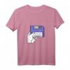 Amiga Workbench Diskette einlegen Retro Computer T-Shirt – Nostalgisches Geek-Shirt für Computer- und Retro-Fans