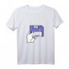 Amiga Workbench Diskette einlegen Retro Computer T-Shirt – Nostalgisches Geek-Shirt für Computer- und Retro-Fans