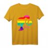 Barbie Herren T-Shirt Kurzarm mit Regenbogen Logo in Schwarz – Exklusives Amazon Design, Bequem & Stilvoll