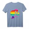 Barbie Herren T-Shirt Kurzarm mit Regenbogen Logo in Schwarz – Exklusives Amazon Design, Bequem & Stilvoll