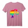 Barbie Herren T-Shirt Kurzarm mit Regenbogen Logo in Schwarz – Exklusives Amazon Design, Bequem & Stilvoll