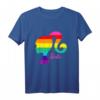 Barbie Herren T-Shirt Kurzarm mit Regenbogen Logo in Schwarz – Exklusives Amazon Design, Bequem & Stilvoll