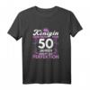 Vintage 50. Geburtstag Frau T-Shirt - Lustiges Geschenk für Mama, Schwester & Freundinnen mit 1973 Retro Motiv