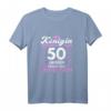 Vintage 50. Geburtstag Frau T-Shirt - Lustiges Geschenk für Mama, Schwester & Freundinnen mit 1973 Retro Motiv