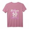 Vintage 50. Geburtstag Frau T-Shirt - Lustiges Geschenk für Mama, Schwester & Freundinnen mit 1973 Retro Motiv