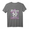 Vintage 50. Geburtstag Frau T-Shirt - Lustiges Geschenk für Mama, Schwester & Freundinnen mit 1973 Retro Motiv