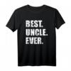 Bester Onkel T-Shirt – Geschenk für stolze Onkel, die sich auf die Geburt ihres Neffen oder ihrer Nichte freuen