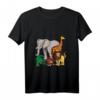 Kinder Zootiere Design Tiere aus Afrika T-Shirt – Perfekt als Geschenk für Tierliebende Kinder, Geburtstags- und Weihnachtsgeschenk