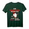 An Weihnachten auf den Wein achten - Lustiges Flachwitz T-Shirt mit Weihnachtsmann für Weintrinker und Humorliebhaber