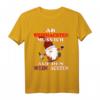 An Weihnachten auf den Wein achten - Lustiges Flachwitz T-Shirt mit Weihnachtsmann für Weintrinker und Humorliebhaber